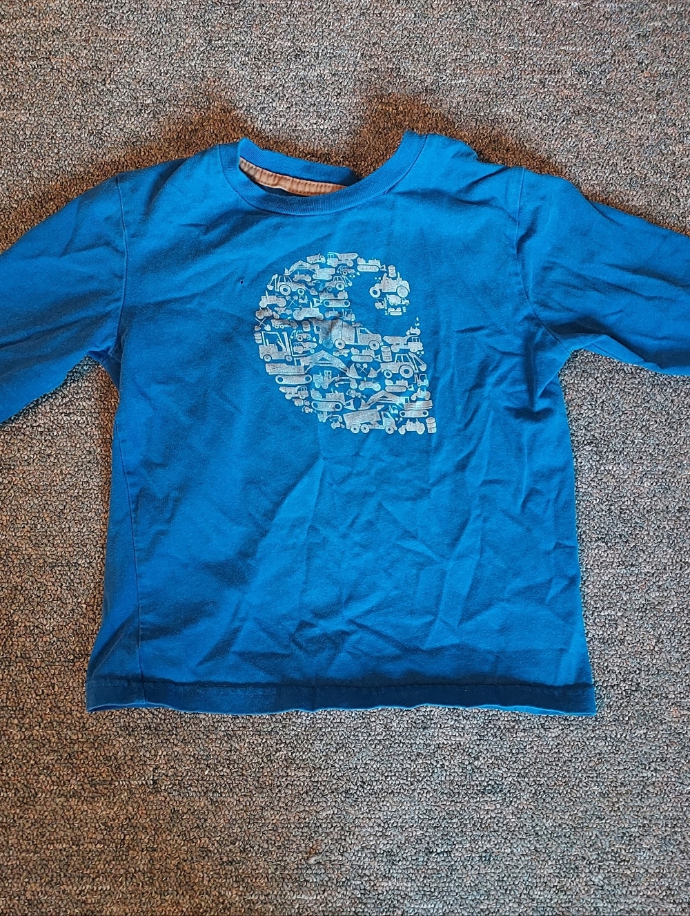 Blue Boys' Long-Sleeve Graphic Tee